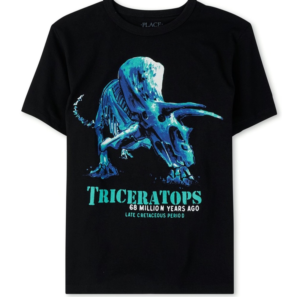 2/$25 ⬇️ Listing- New The Children’s Place Boys Triceratops Graphic Tee